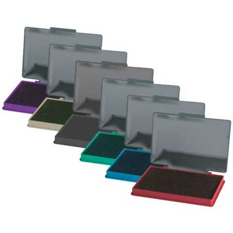 Cuscinetto per timbri Q-Connect 11x7 cm verde KF25210